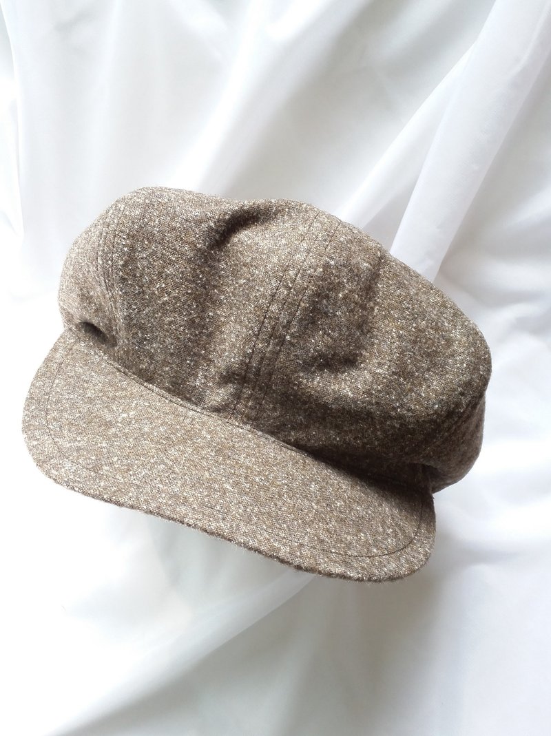 棕灰杂点软呢报童帽 - 帽子 - 其他材质 咖啡色