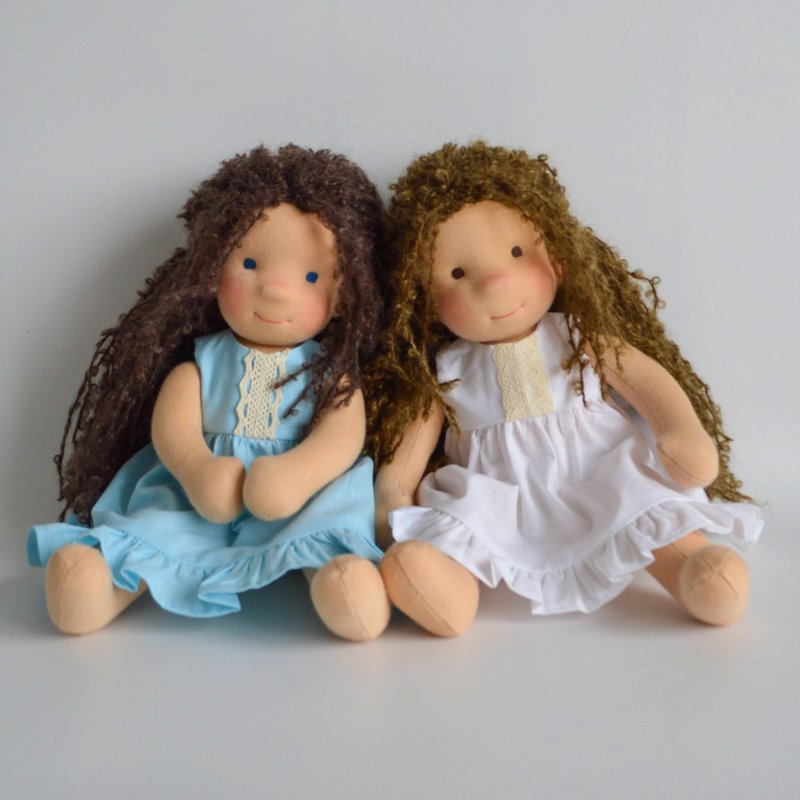 Waldorf doll 12inches(30 cm) - soft baby doll -textile doll-unique baby gift - 玩具/玩偶 - 环保材料 