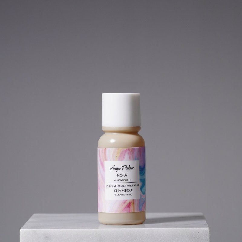 【20mL洗发精】No.07 粉红玫瑰香水头皮净化洗发精 - 旅行套装 - 其他材质 粉红色