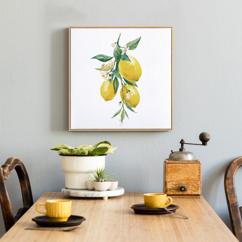 水果串串 • 莱姆 - 香甜水果插画/清爽风房间布置画作/客厅挂画 - 海报/装饰画/版画 - 棉．麻 多色