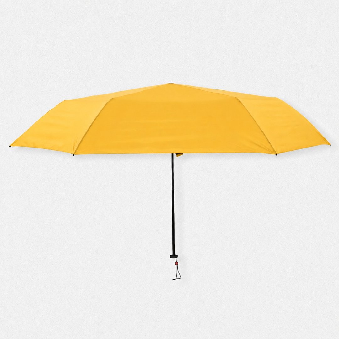 极致伞【芒果冰沙】晴雨两用、极细、极轻、抗 UV 99.5% - 雨伞/雨衣 - 碳纤维 黄色
