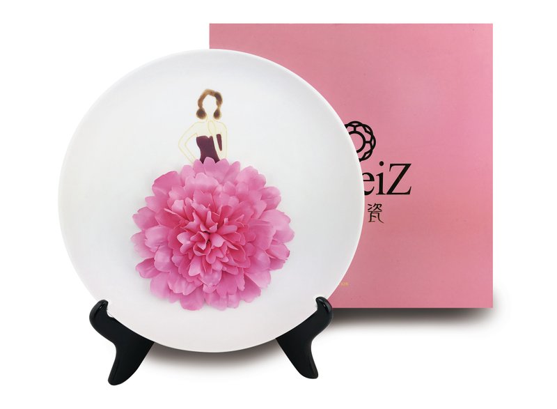 喜瑞瓷-牡丹公主 - 花瓶/陶器 - 陶 白色