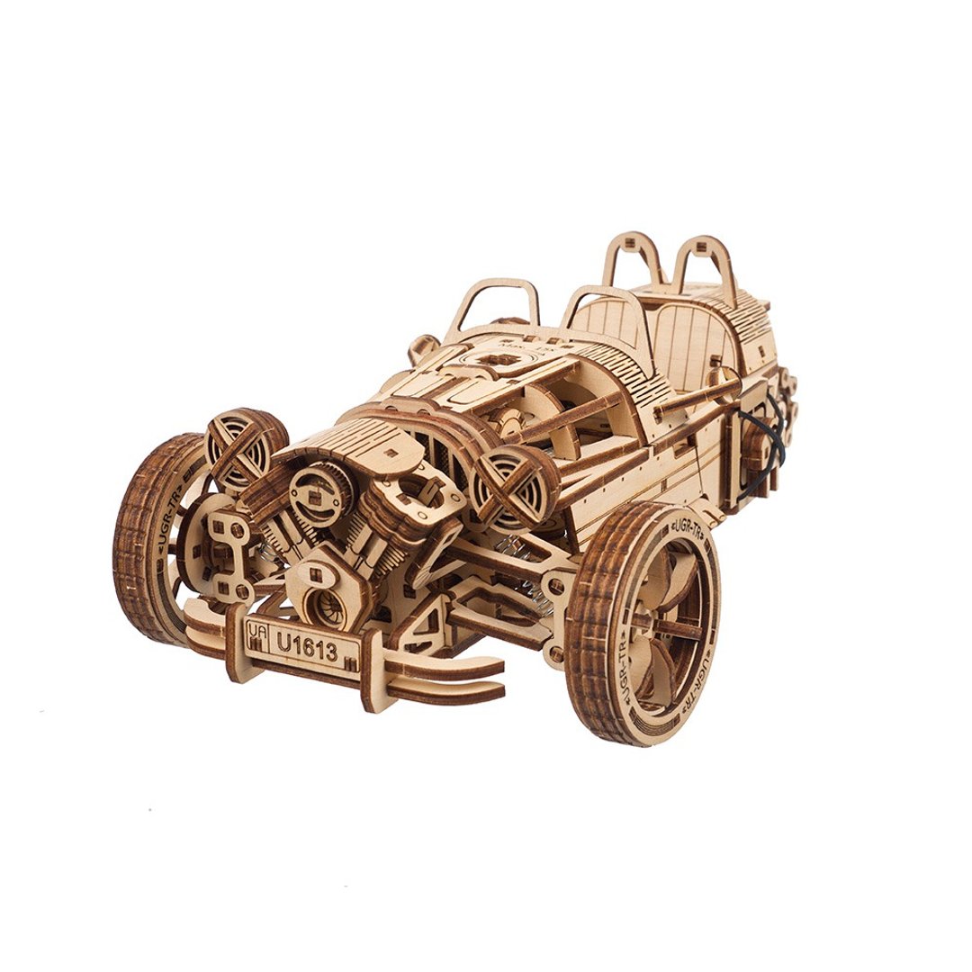 /Ugears/ 摩根三轮跑车 - 木工/竹艺/纸艺 - 木头 