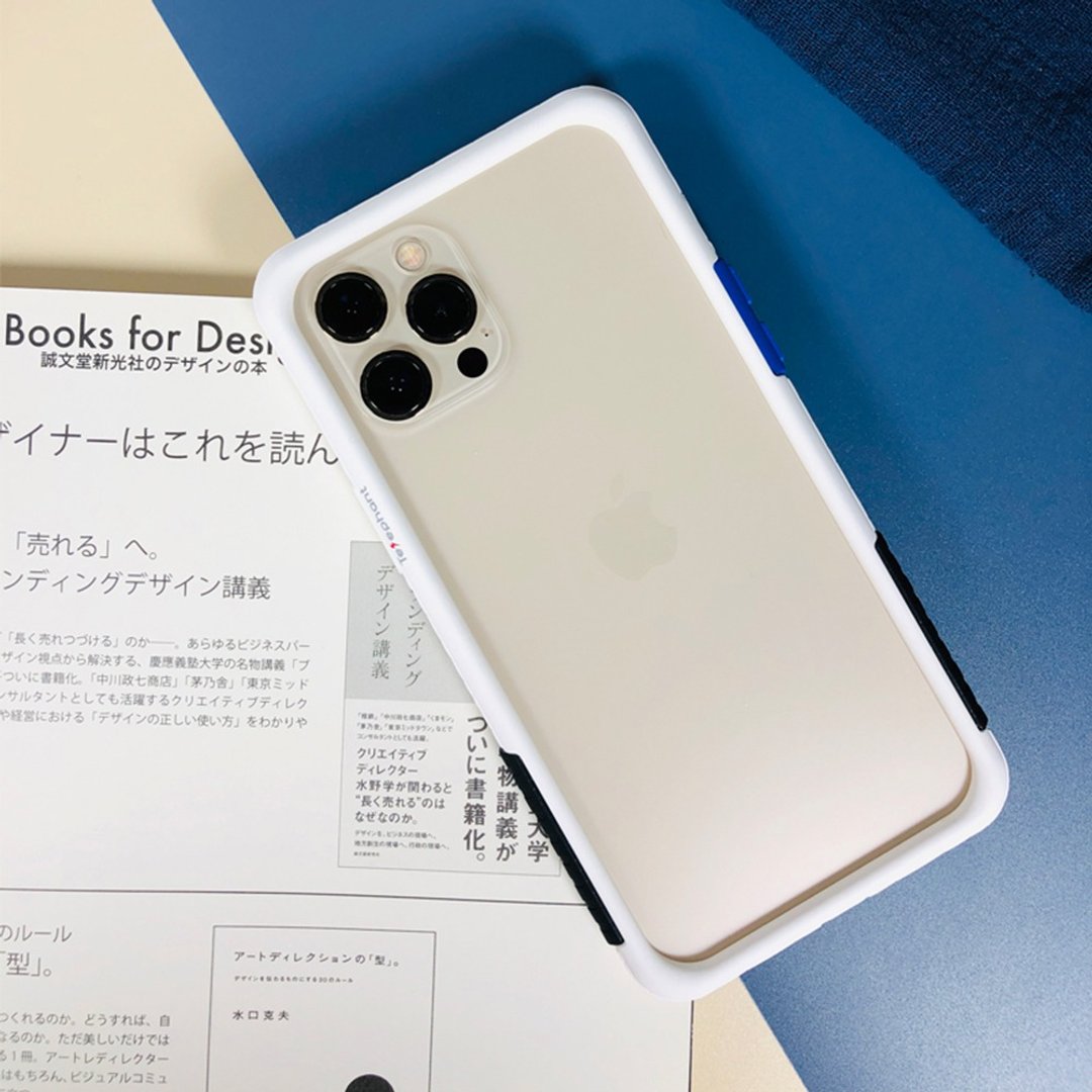 送品牌挂绳 iPhone 12系列 NMD抗污防摔手机-白东京 - 手机壳/手机套 - 塑料 白色