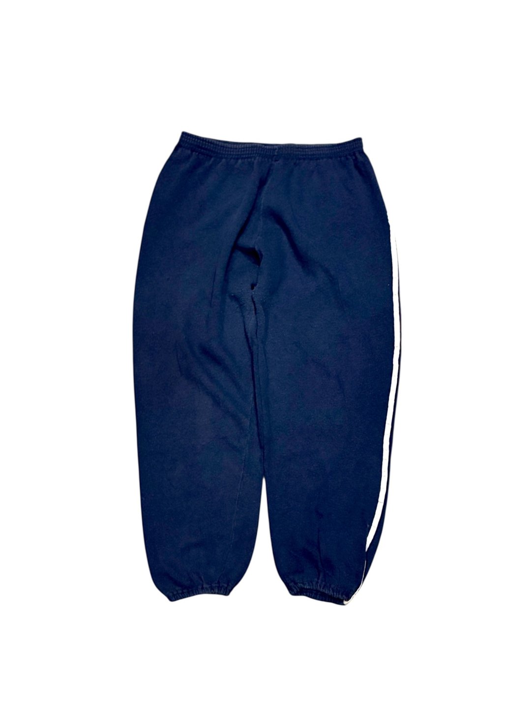 80-90s 美国古着 double track pants 丈青运动棉裤 - 中性裤装 - 棉 蓝色