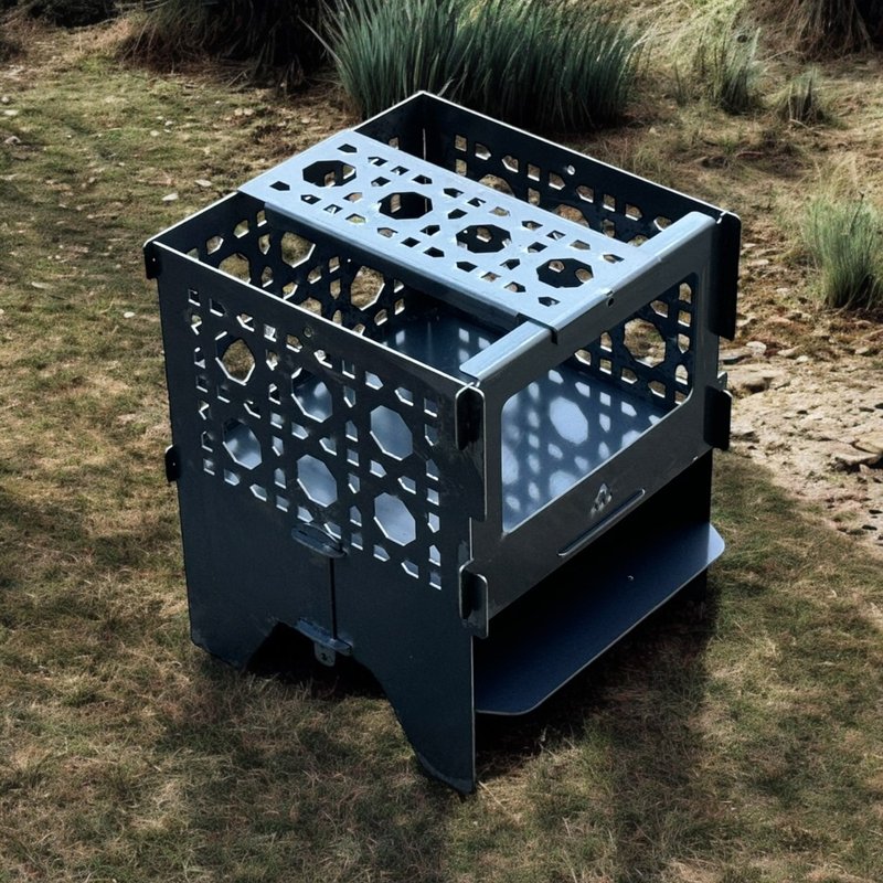 藤格焚火台 - 露营用品 - 其他金属 黑色