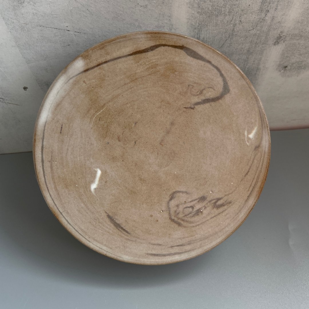 @studio_florero 绞胎 壶承 | 高台 - 茶具/茶杯 - 陶 咖啡色