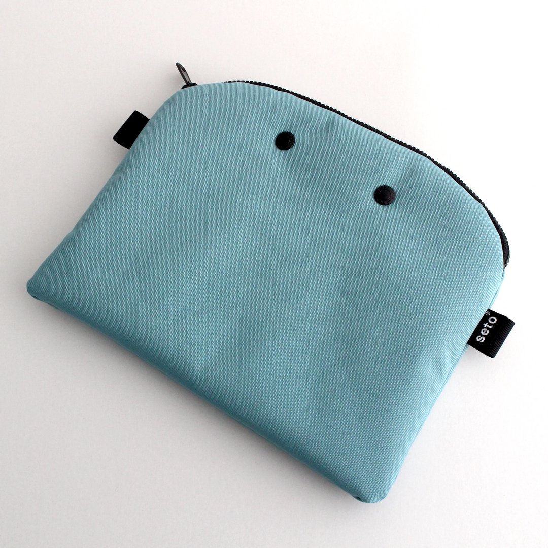 seto / creature bag / iPad case / Bag in bag / Case A5 / Water blue - 化妆包/杂物包 - 聚酯纤维 蓝色