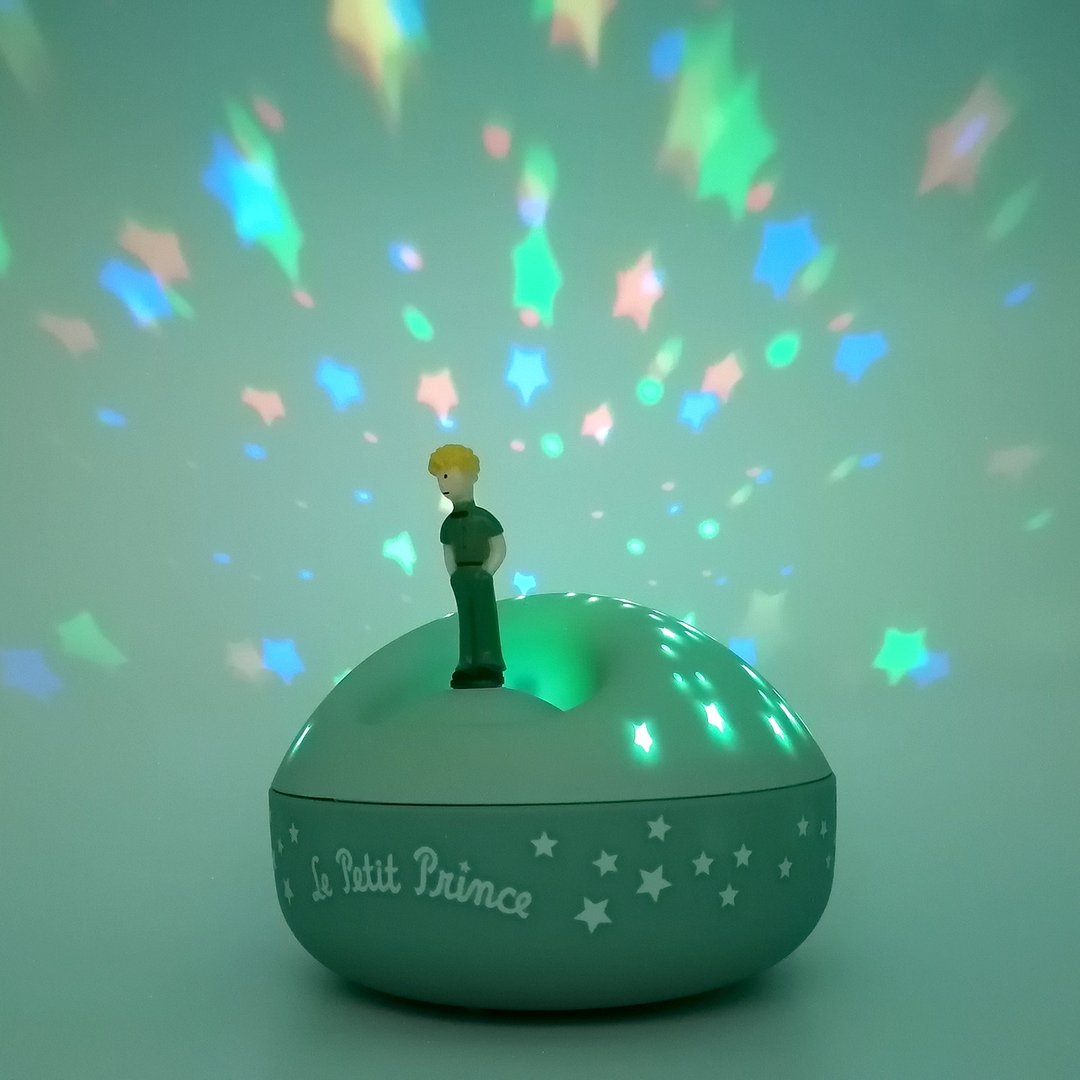 Trousselier - The Little Prince 小王子自转投影灯 全橡胶粉绿 - 玩具/玩偶 - 橡胶 绿色