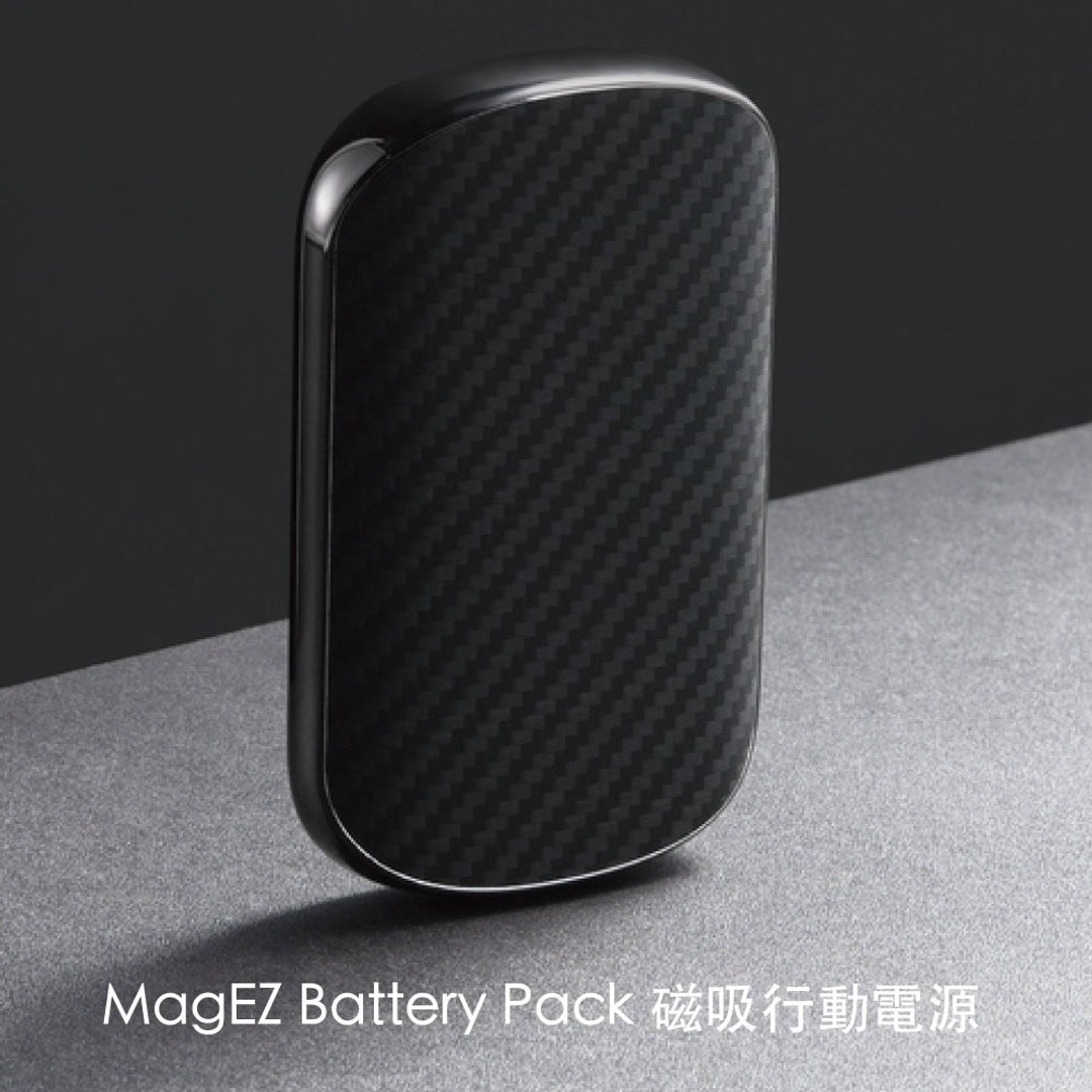 PITAKA Magsafe 磁吸行动电源 4000 mAh - 充电宝/传输线 - 其他人造纤维 黑色