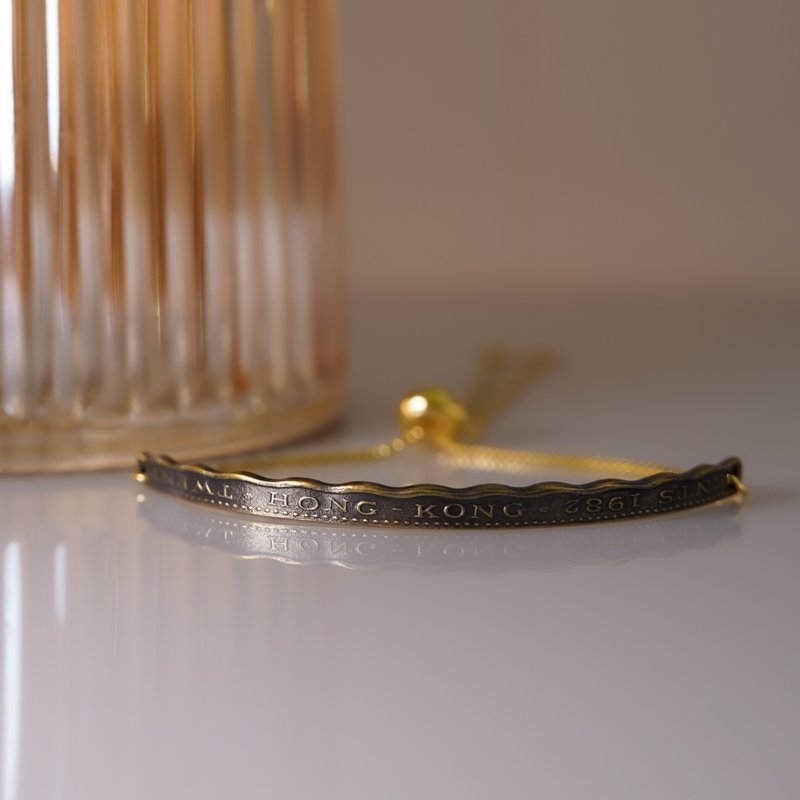 香港两毫硬币手链 - 手链/手环 - 铜/黄铜 金色
