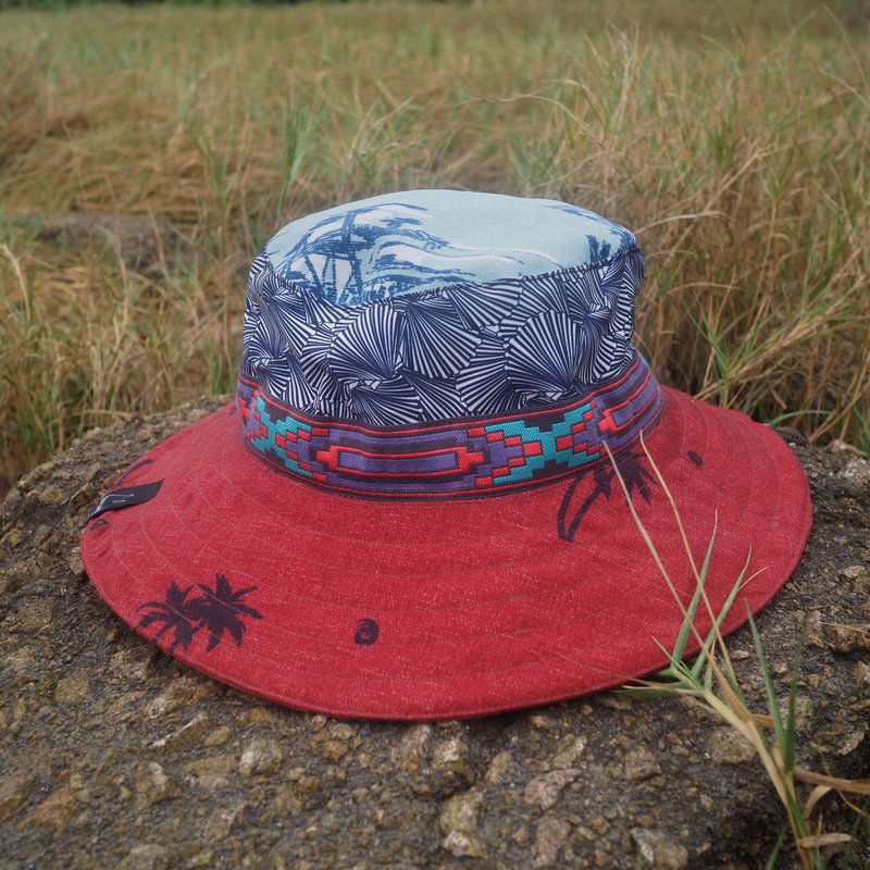 登山帽 Scrap Bucket Hat | 香港手造 - 帽子 - 聚酯纤维 