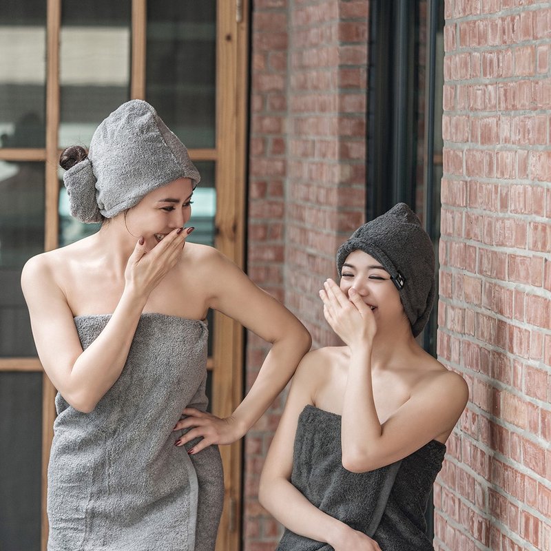 JOGAN日本成愿毛巾 monotone系列 纯棉干发帽(三色可选) - 卫浴用品 - 棉．麻 