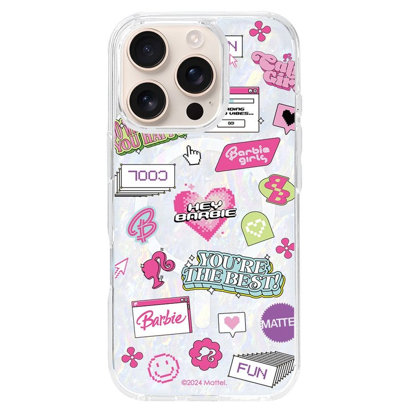 Barbie 芭比 梦游Y2K 梦游仙境 iPhone 16 15 14 13 12 Pro Max - 手机壳/手机套 - 贝壳 透明