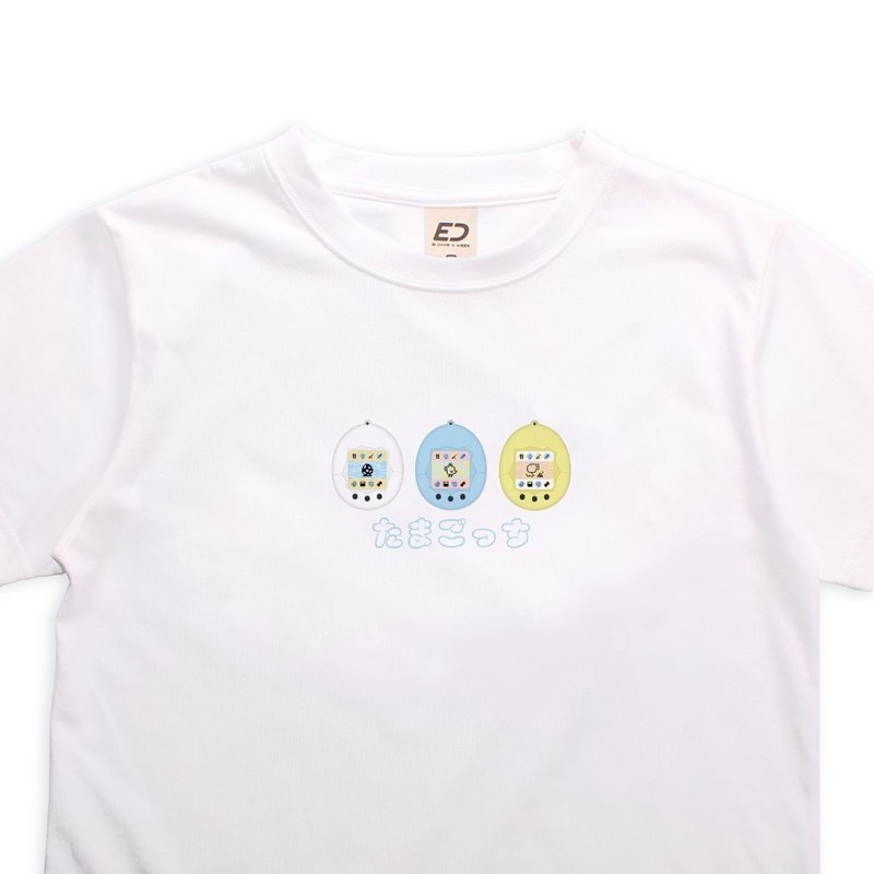 订购-【台湾怀旧】电子鸡  短T/女上衣/男上衣/T-Shirt - 女装 T 恤 - 棉．麻 白色