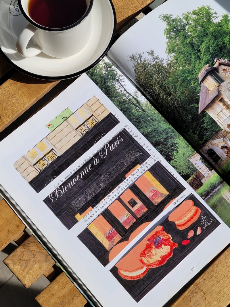 欧洲法国系列 2-马卡龙书签 - 书签 - 纸 