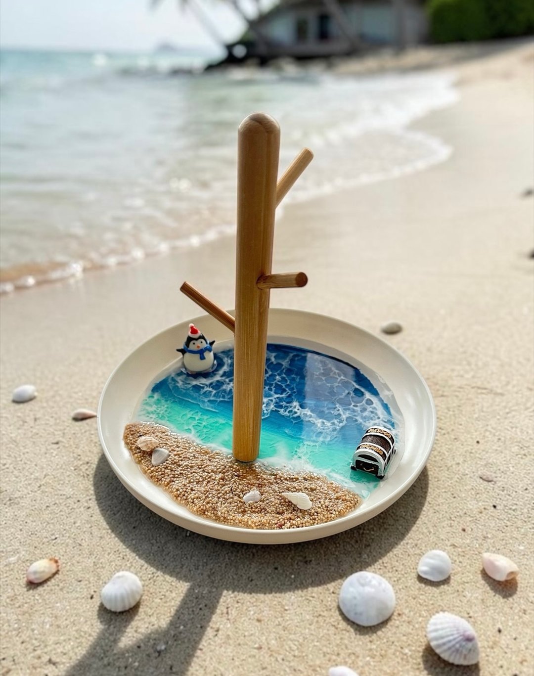 多功能海洋托盘  直径 20cm   环氧树脂 Epoxy 可使用文化币 - 其他 - 防水材质 