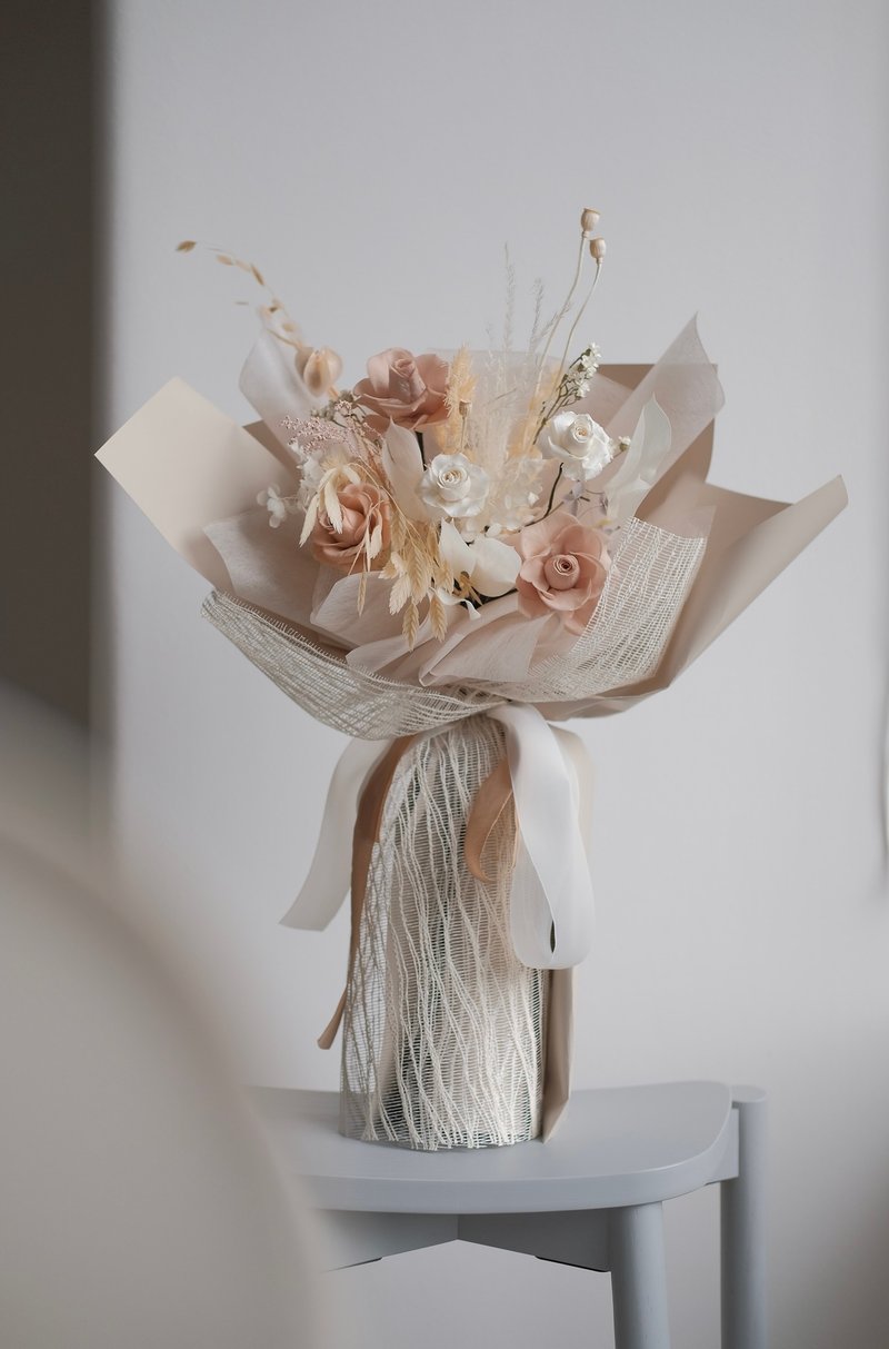 2025情人节 永生花不凋花花束 女友礼物 - 干燥花/捧花 - 植物．花 多色