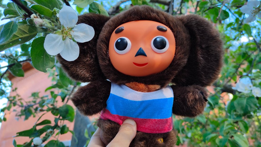 Very cute Cheburashka - 玩偶/公仔 - 羊毛 咖啡色