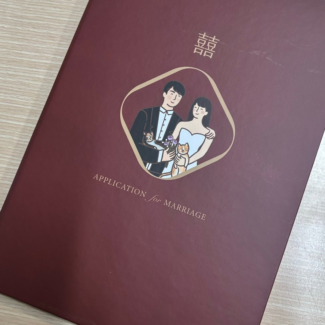 结婚书约/婚卡/喜帖/一卡多用 - 插画/绘画/写字 - 纸 白色