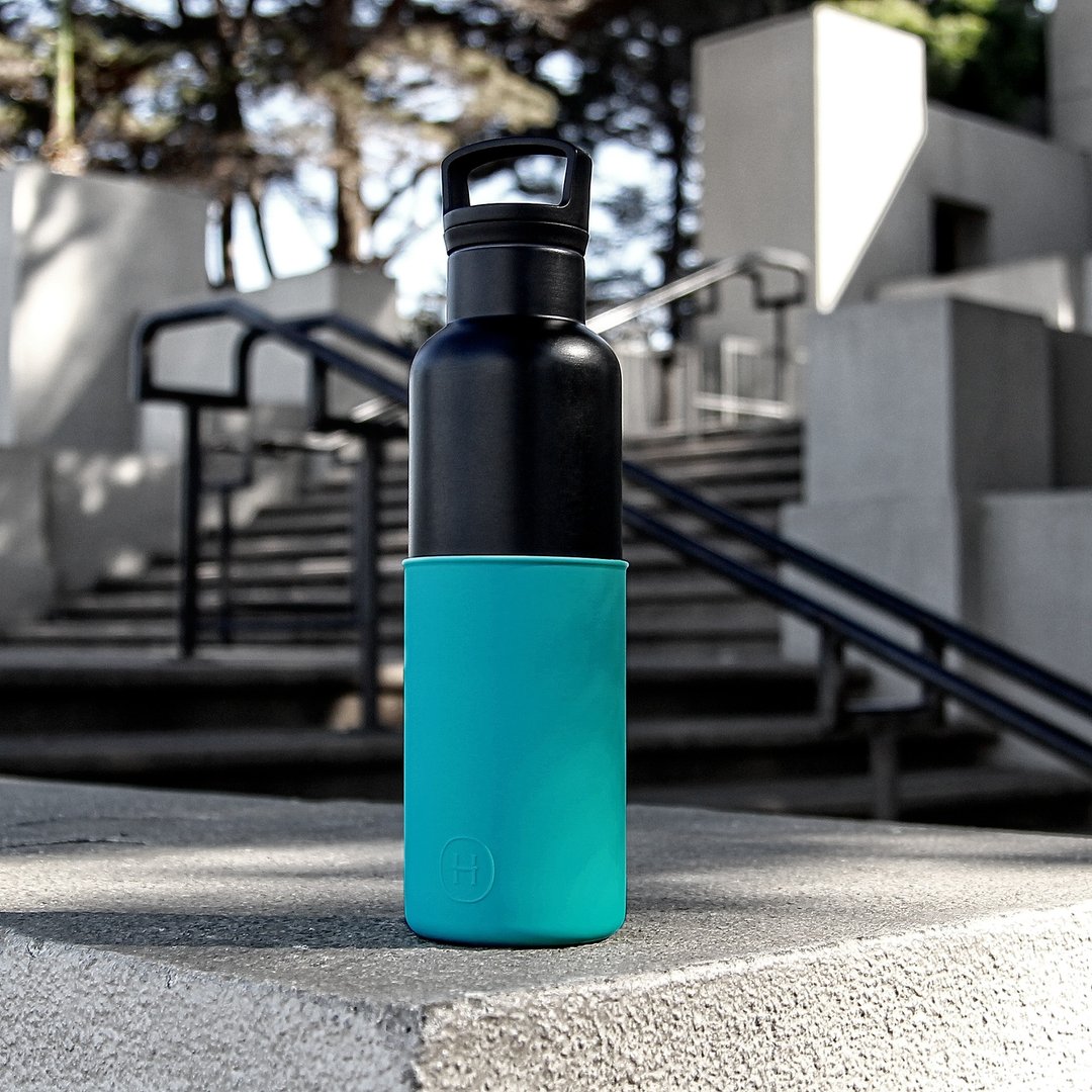 美国HYDY时尚保温水瓶 CinCin Black系列 |深青-黑瓶 - 590ml - 水瓶/水壶 - 其他金属 黑色