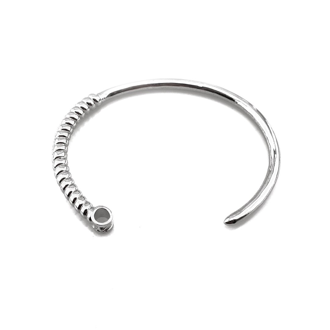 NEW NOISE 音乐饰品实验所-吉他弦手镯 (银色款) Guitar string bracelet - 手链/手环 - 其他金属 银色