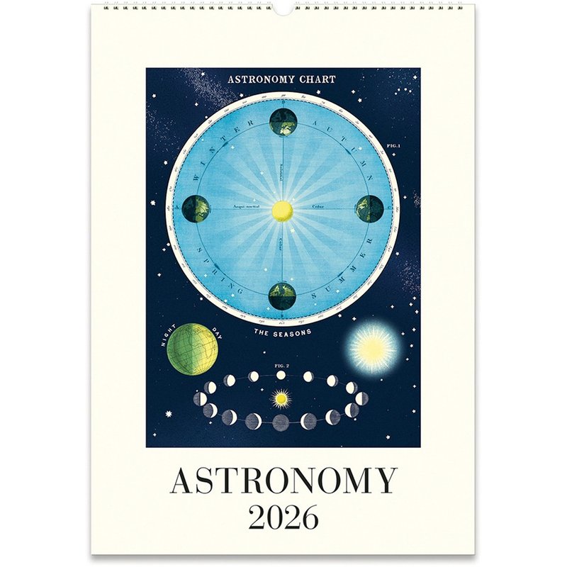 *Cavallini & Co.  2026 年历/挂历_ASTRONOMY - 年历/台历 - 纸 多色