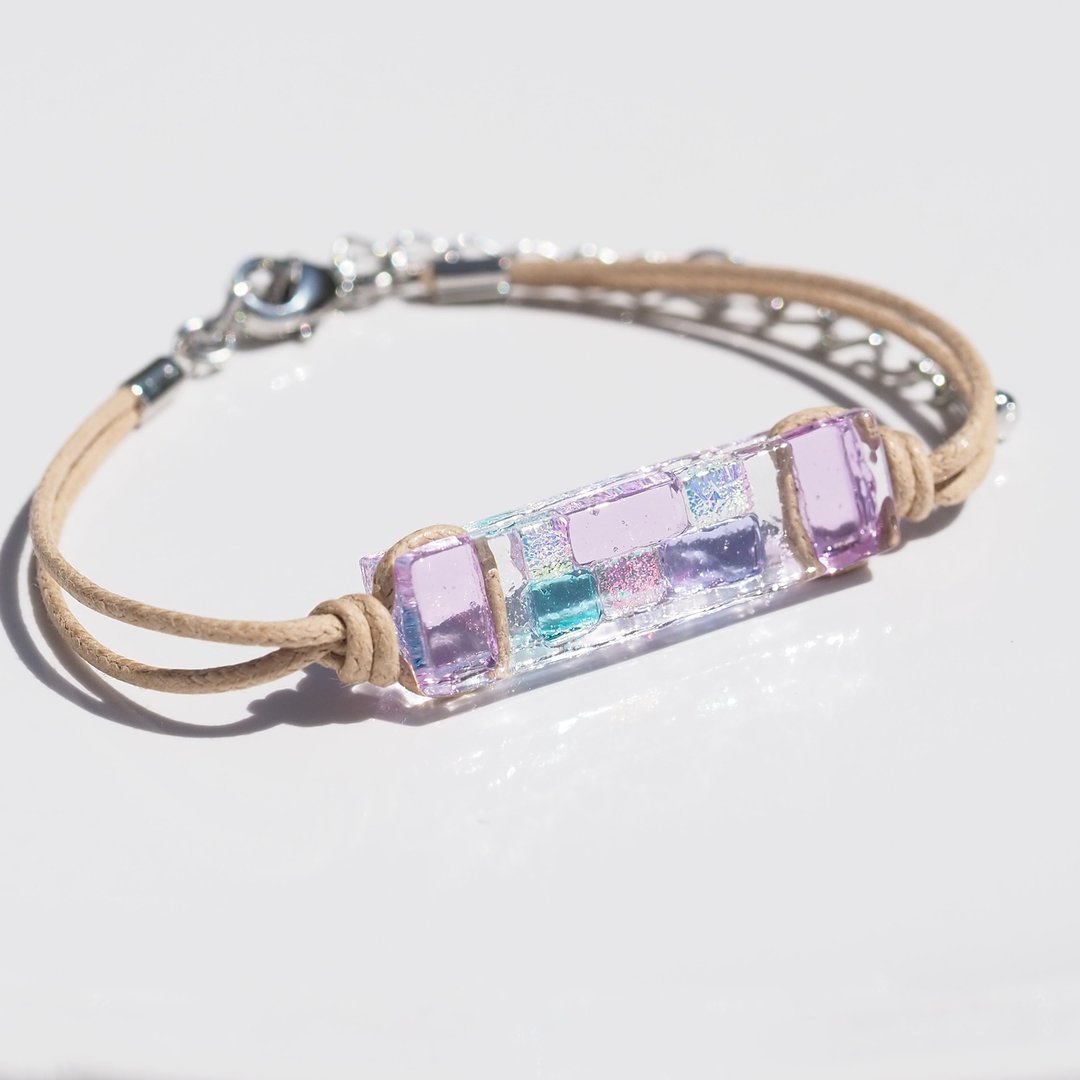 Aurora Glass (Aurora [Sakura Pink]) Bracelet/Anklet - 手链/手环 - 玻璃 粉红色