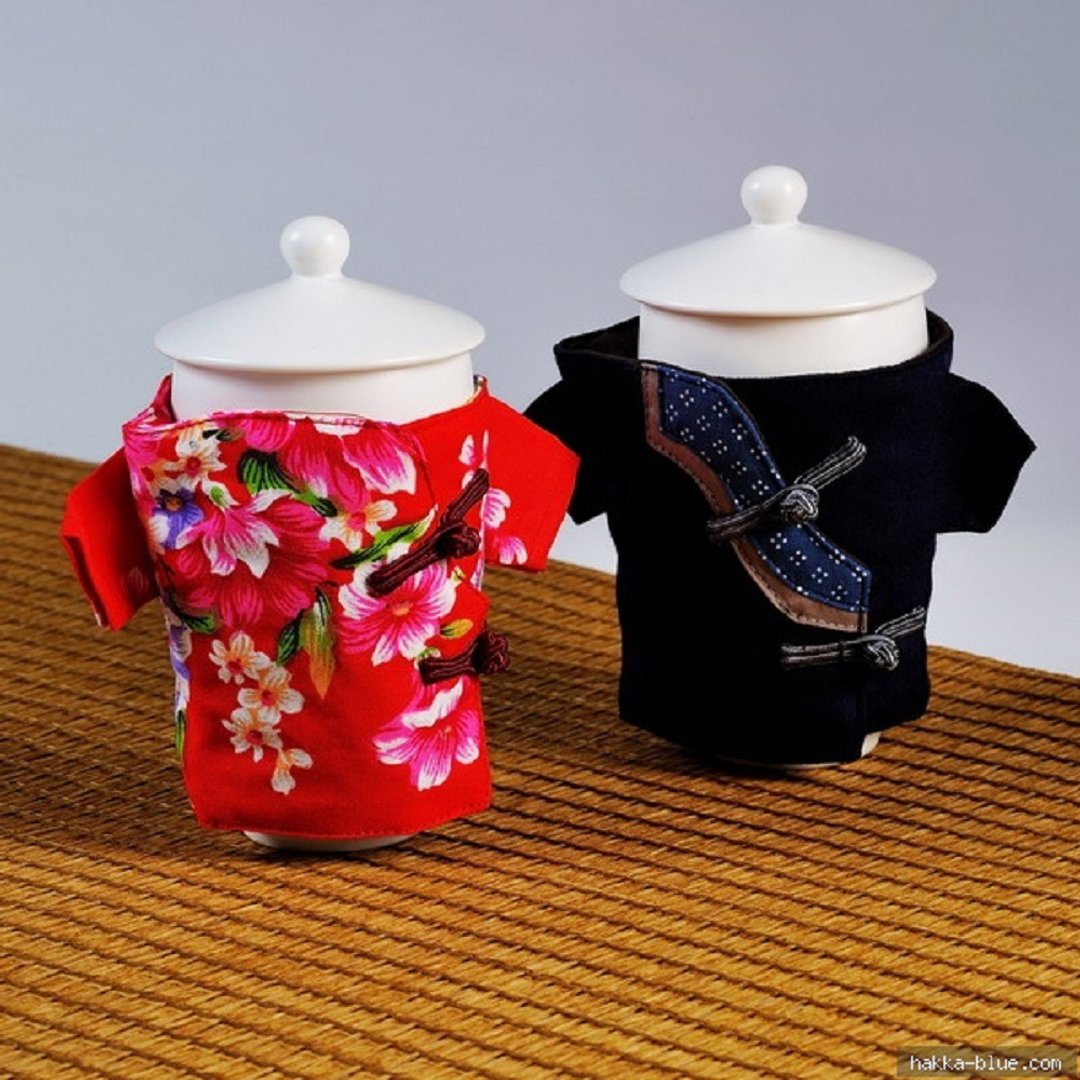 20311-0000003-蓝衫客(对杯) - 其他杯子 - 瓷 多色
