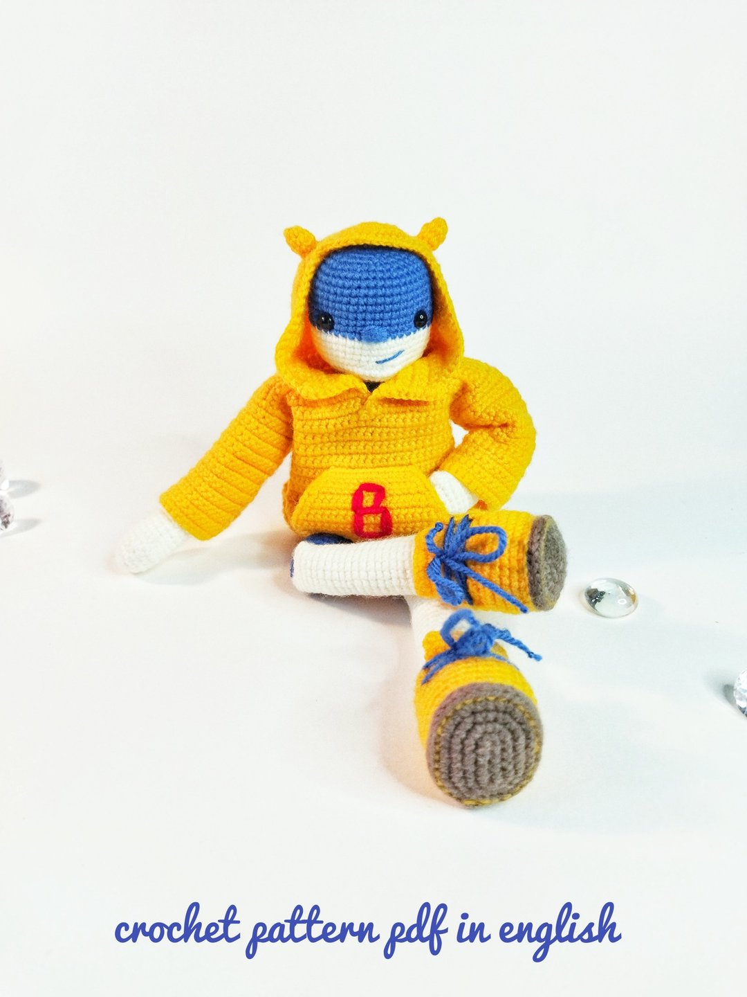 香蕉男孩钩针图案pdf英文。 Amigurumi香蕉男孩图案pdf。 - 手工艺教程/工具书 - 其他材质 