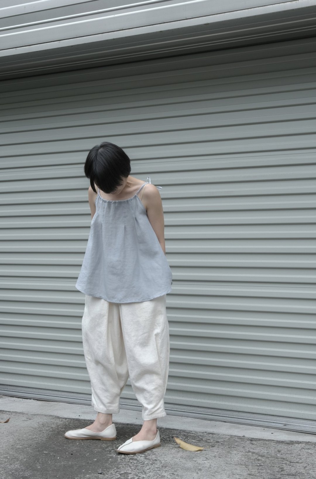 | yaning 专属订单 | 小浪花吊带裙 plus版 |松 绿 - 女装背心 - 棉 绿色