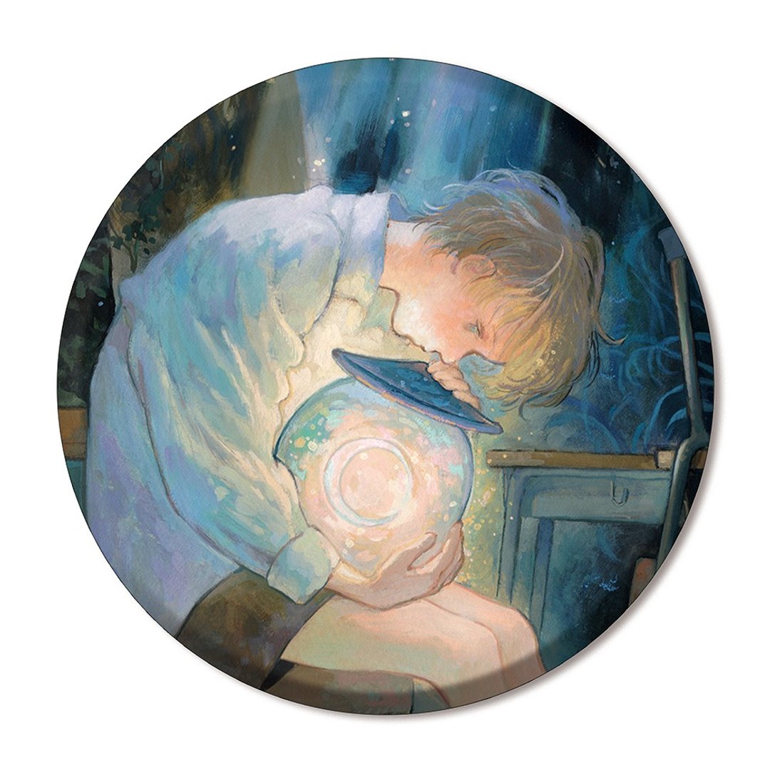 别针徽章 / 月光灯笼 / NOMA 插画文具小物 - 徽章/别针 - 其他金属 