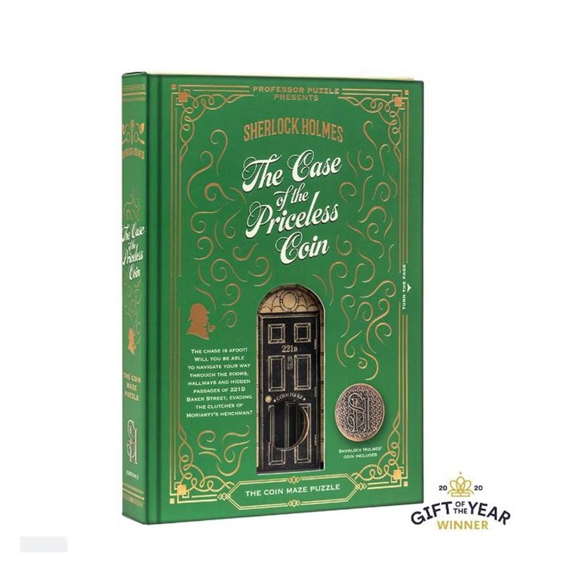 英国Professor Puzzle福尔摩斯-贝克街公寓(寻找金币) - 桌游/玩具 - 木头 金色