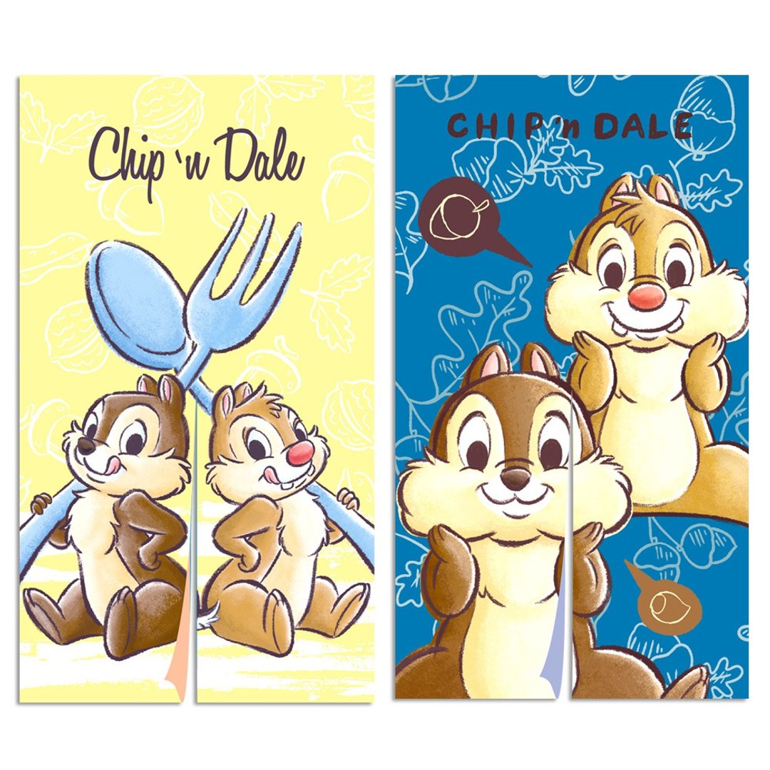 【Disney 迪士尼】数位印花对开长门帘-奇奇蒂蒂 台湾制造 - 门帘/门牌 - 聚酯纤维 