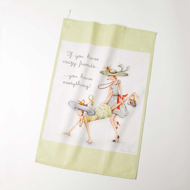 英国 RK | 姐妹淘70*48cm茶巾当你有疯狂的朋友时 - 其他 - 棉．麻 