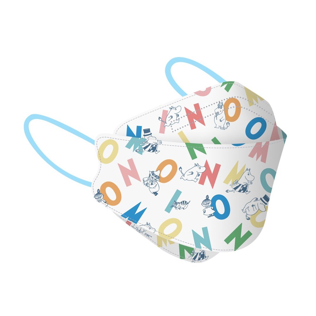 【MOOMIN】授权-噜噜米 成人4D立体医用口罩(10入) - 口罩 - 其他材质 多色