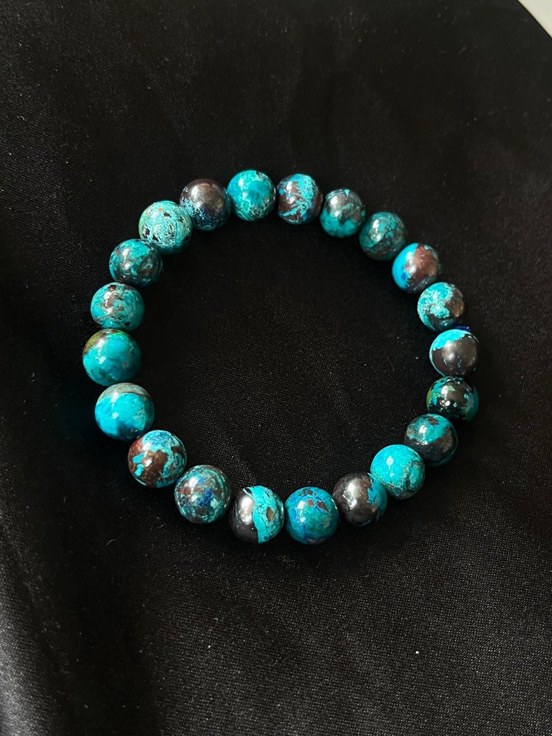 大地之母。美料 凤凰松石 凤凰松 手珠 手链 手串。原生系列 - 手链/手环 - 半宝石 蓝色