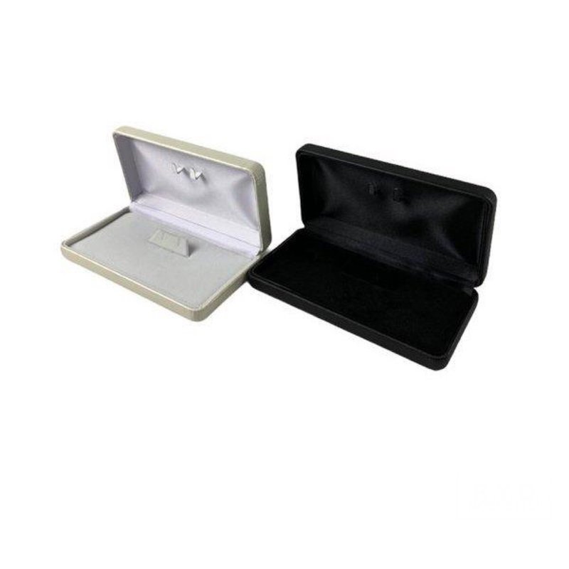 SYNTHETIC LEATHER Clip-On PIERCING 2color - 收纳用品 - 真皮 白色