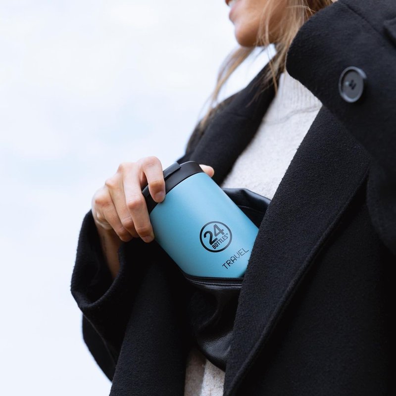 意大利24Bottles【TUMBLER保温随行系列】Powder Blue - 不绣钢杯 - 水瓶/水壶 - 不锈钢 绿色