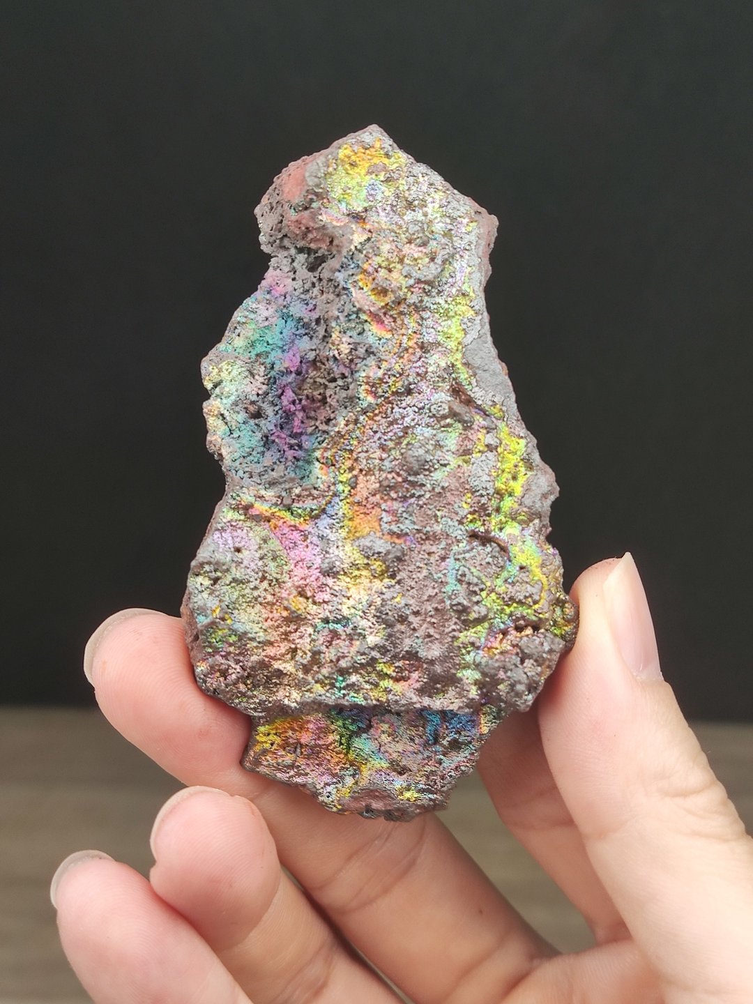 顶级七彩力泥活石(金彩虹造型) 招财 升运 冥想 改善气场驱小人 - 摆饰 - 玉石 多色