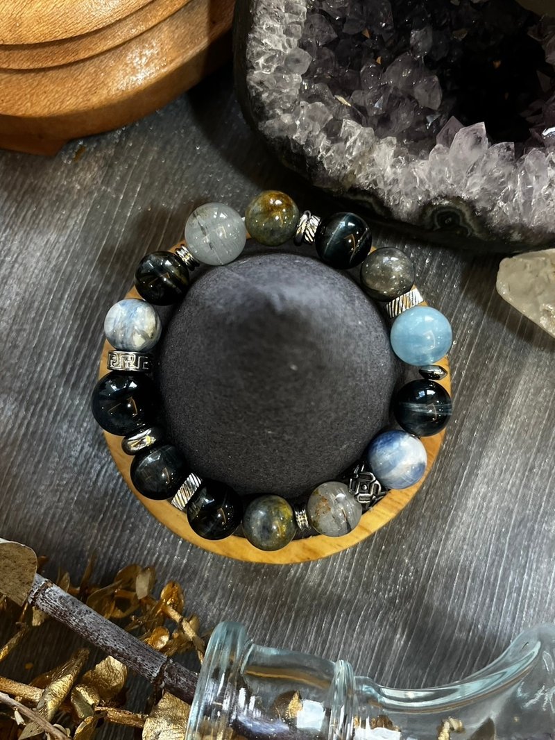 定制化水晶矿石手链  深海之心  专注与觉察水晶手链 - 手链/手环 - 水晶 