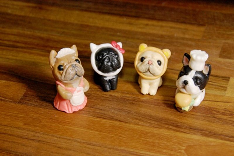 宠物公仔 4-5cm 公仔订做 猫公仔 狗公仔 定制化 - 订制抱枕/饰品 - 防水材质 咖啡色