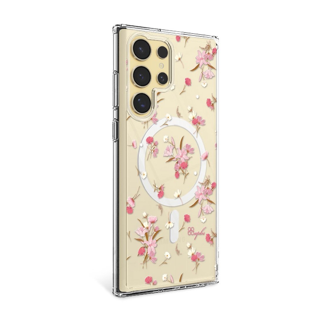 Samsung S26/S25/S24/S23 轻薄军规防摔磁吸手机壳 - 小清新 - 芦莉草 - 手机壳/手机套 - 其他材质 多色