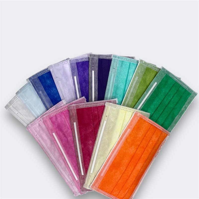 【奕纶台湾制】 成人平面医疗口罩_素色 (30入/盒) - 口罩 - 其他材质 多色