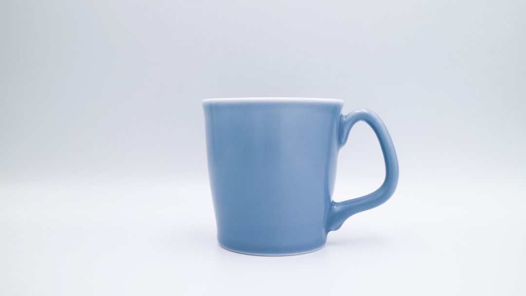 不言美器 灰蓝 想享马克杯 - 咖啡杯/马克杯 - 瓷 