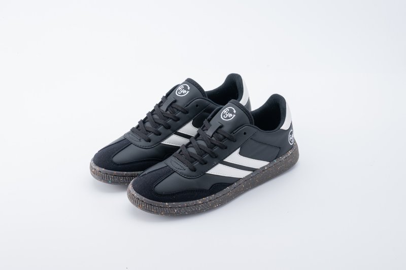 VINNE  苹果皮系列  黑/白  女生款 - 女款休闲鞋 - 环保材料 黑色