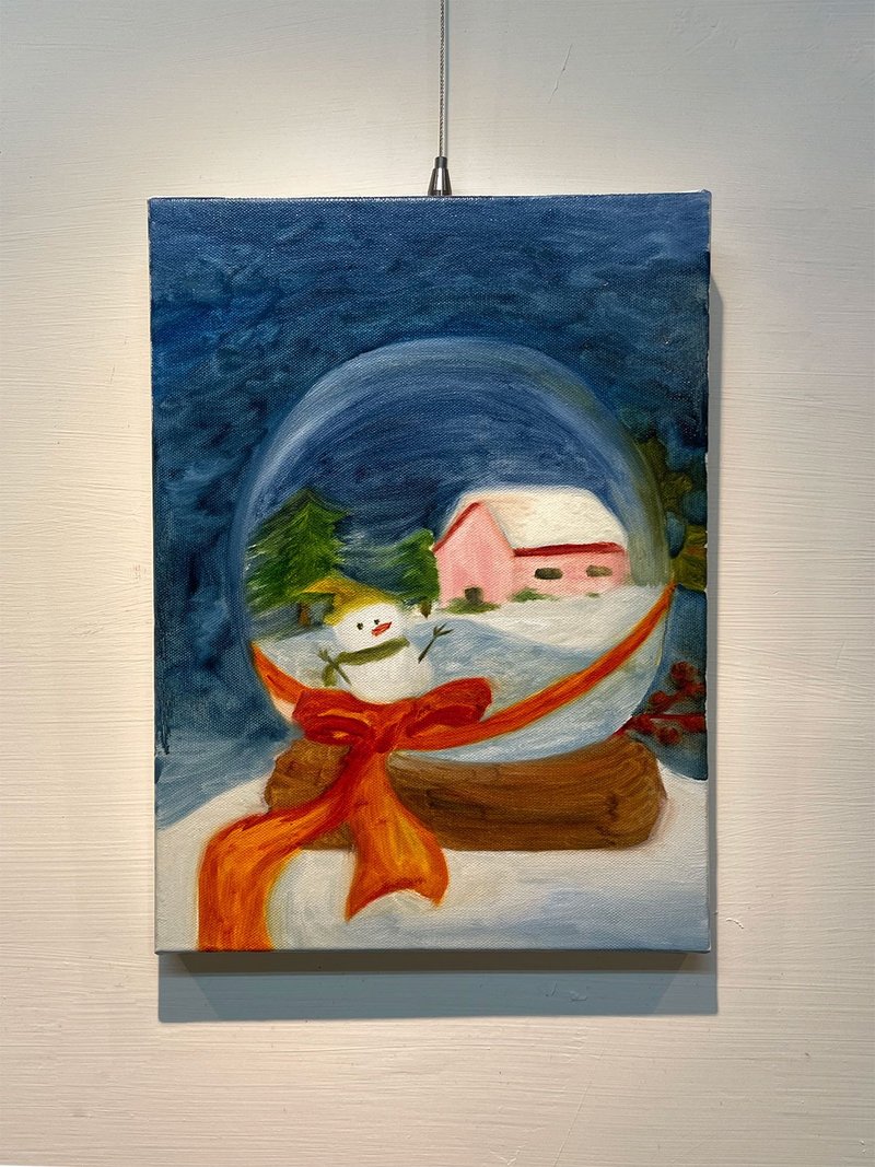 【圣诞礼物Christmas】圣诞油画-B - 海报/装饰画/版画 - 颜料 多色