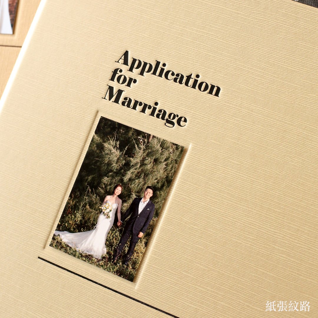 结婚书约/经典栗子色 (含标准烫金书约纸 + 书约夹)【快速出货】 - 婚礼誓言书 - 纸 卡其色