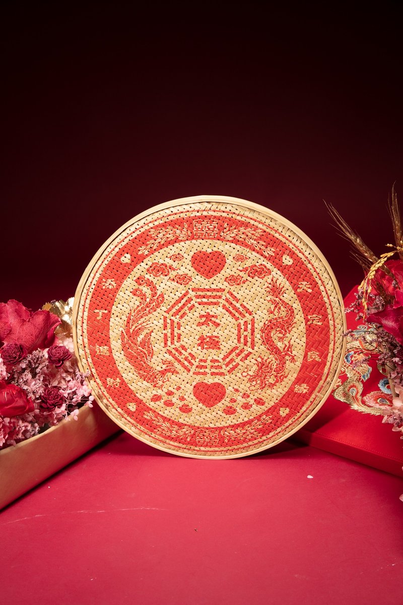 【嘉礼婚俗】精致绝美迎娶米筛 - 其他 - 竹 红色