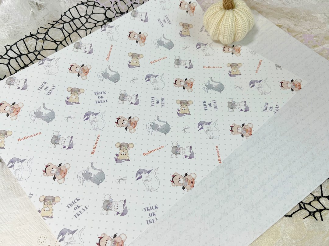 Halloween design paper - 纸盒/包装盒 - 纸 多色